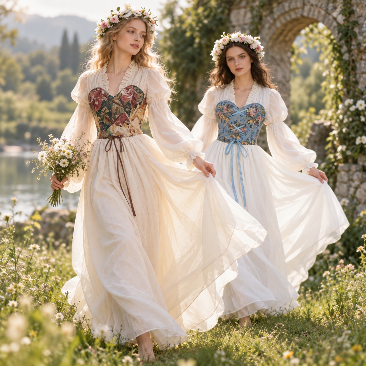 Costumes - فستان كورسيه بتصميم عصر النهضة، مناسب