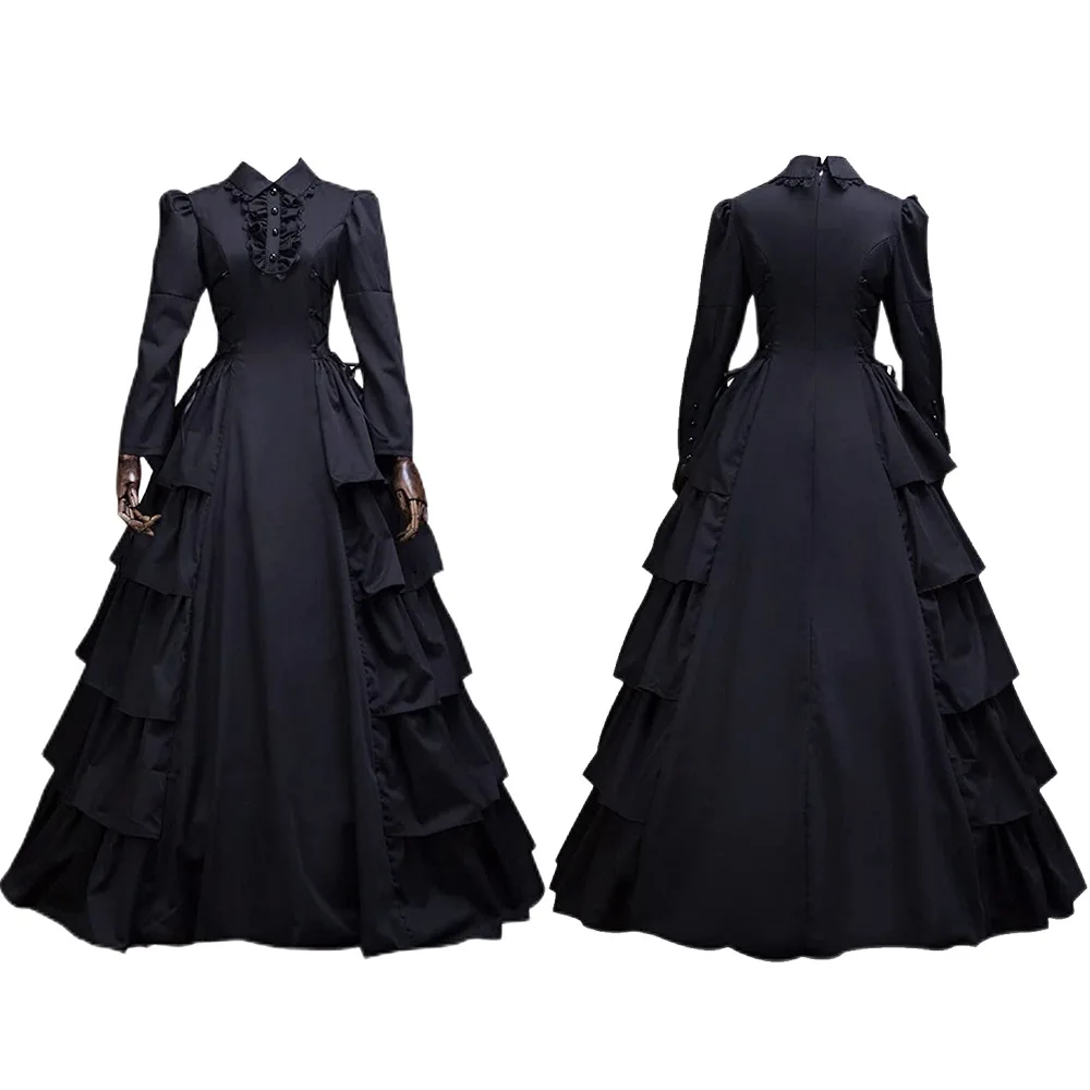 فستان تنكري نسائي على طراز الأ - مراجعة Medieval Renaissance Dress Women وسعره