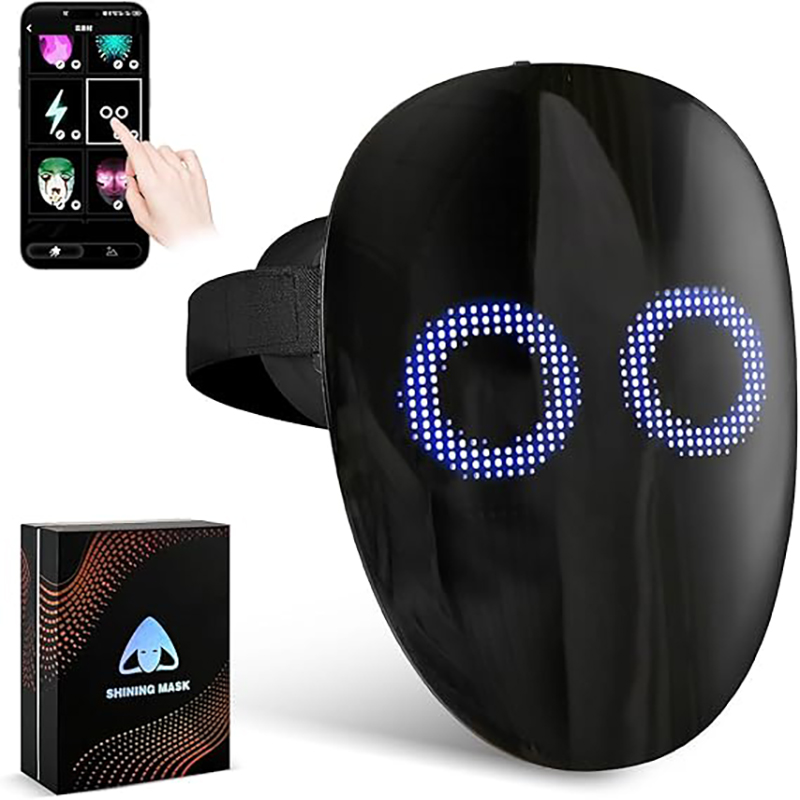 قناع LED مع مستشعر إيماءات الت - مراجعة Led Purge Mask Halloween وسعره