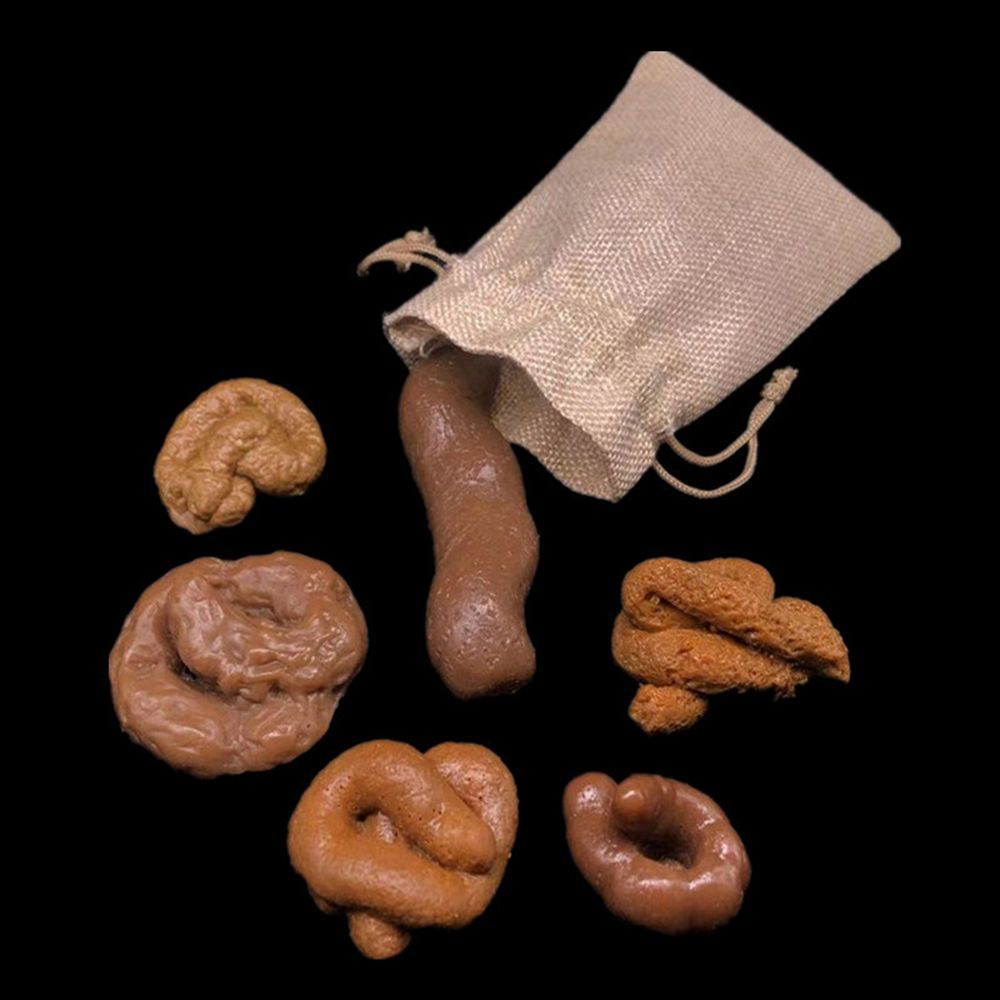 6 قطع من هدايا مقالب عيد الحب  - مراجعة Fake Poop Gag Gift وسعره