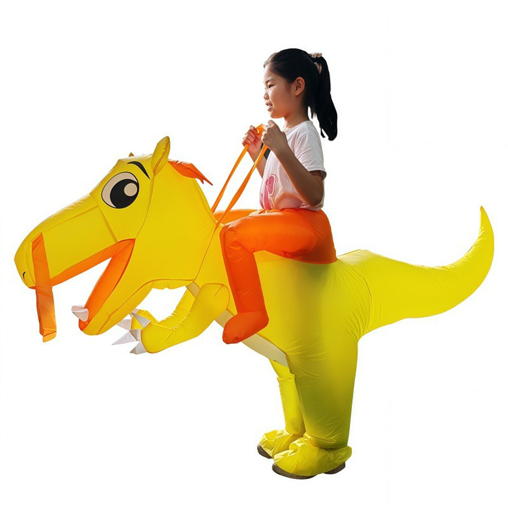 بدلة ديناصور قابلة للنفخ للأطف - مراجعة Inflatable Dinosaur Costume Adult وسعره