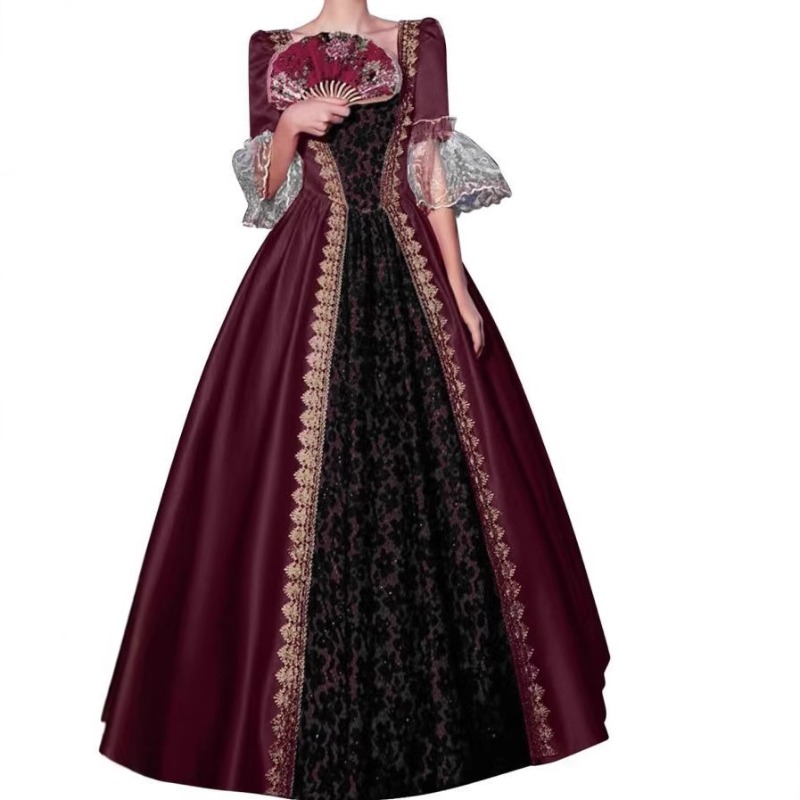 فستان نسائي جديد من طراز العصو - مراجعة Medieval Renaissance Dress Women وسعره
