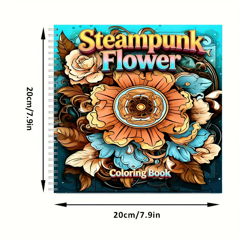 كتاب تلوين بتصميم زهور ستيمبان - مراجعة Party Supplies وسعره