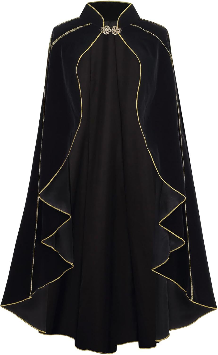 عباءة قطيفة عتيقة الطراز بحواف - مراجعة Medieval Renaissance Dress Women وسعره
